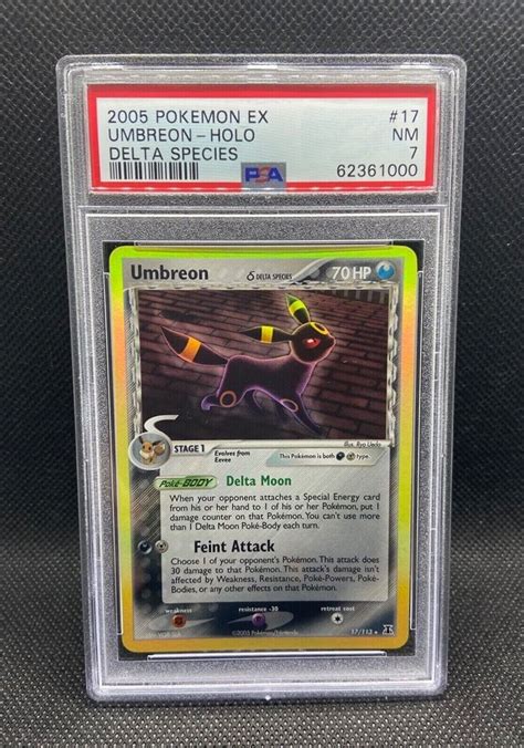 ULTRA RARE Umbreon Delta Species Holo Gold Border Holo 17 113 2005