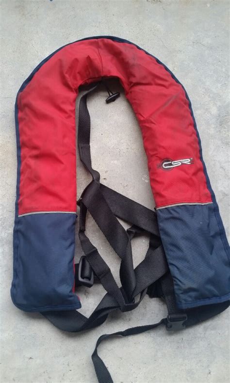 Self Inflated Life Jacket Everything Else On Carousell