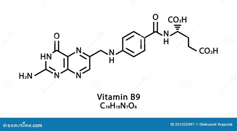 Vitamin B10 Molecular Structure 3d Model Molecule 4 Aminobenzoic Acid