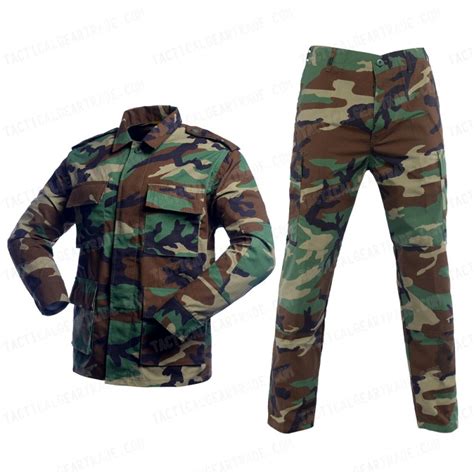 Usmc Us Army Camo Woodland Bdu Uniform Shirt Pants For