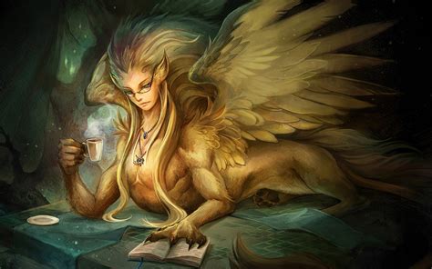 Sphinx Mythical Creatures Mythological Creatures Fantasy Artwork