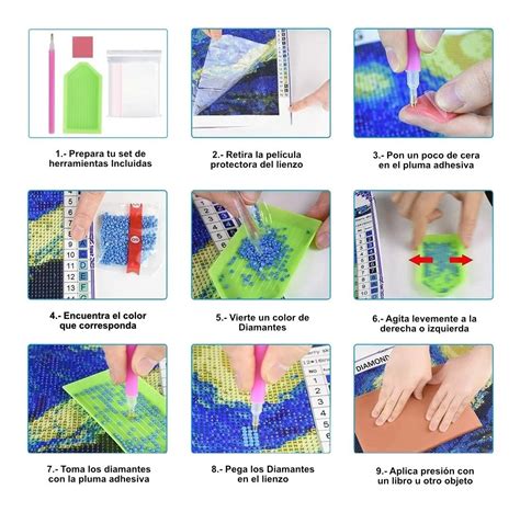 Pintura De Diamante Varios Modelos 35x35 Diamond Paint Kit Meses Sin