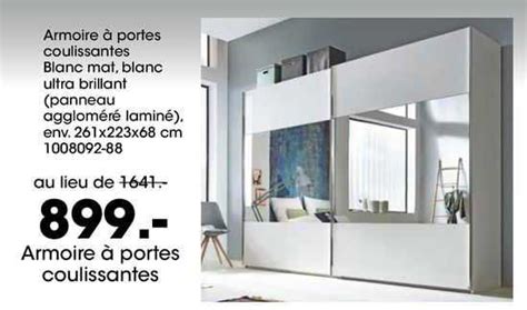 Promo Armoire Portes Coulissantes Chez Mobel Martin Icatalogue Fr