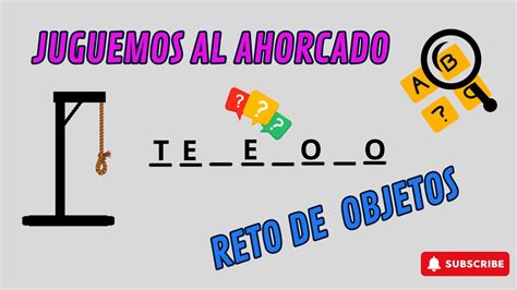 Reto Juego Del Ahorcado Adivina La Palabra Desaf O De Cultura