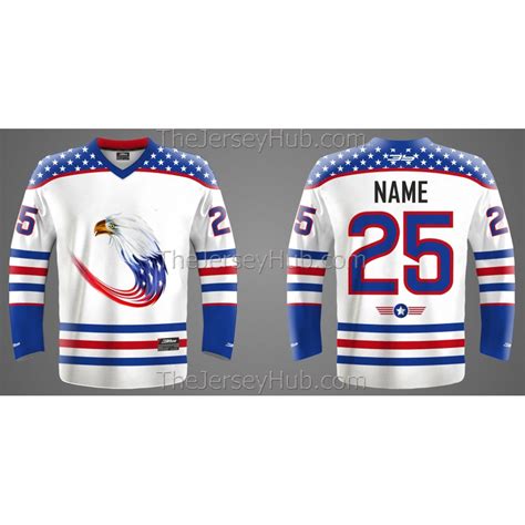 Team USA Eagle Hockey Jersey Light 1