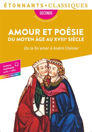 Amour Et Po Sie Du Moyen Ge Au Xviii Si Cle De Editions Flammarion