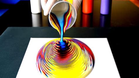 Pouring Mi Primera Experiencia Con Acr Licos Fluidos Acrylic