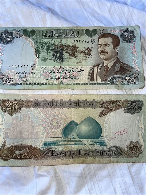 Mavin Dinars Saddam Hussein Iraq Iraqi Currency Money Note Lot Of