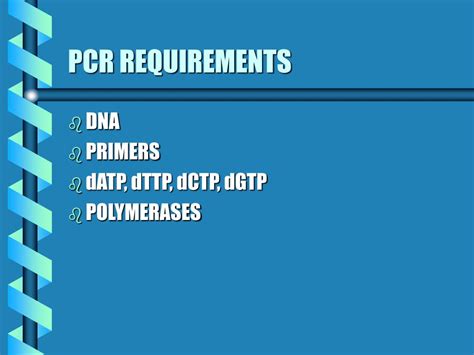 Ppt Pcr Powerpoint Presentation Free Download Id 144001