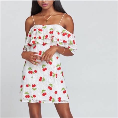 Show Me Your Mumu Rita Ruffle Cherry Dress