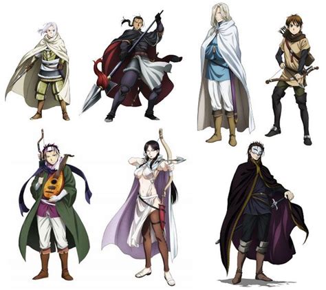 Arslan Senki - Our cast of characters (or some of them anyway ...