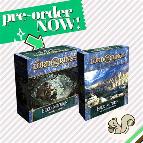 Lord Of The Rings LCG Ered Mithrin Hero Expansion Campaign Expansion