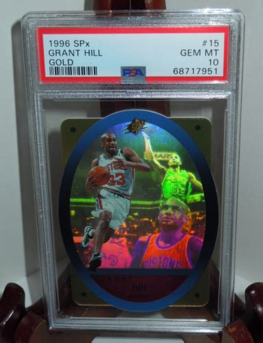 Spx Gold Grant Hill Psa Gem Mint Pop Ebay