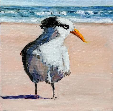 Bad Day At The Beach Painting By Jerry Spangler Fine Art America