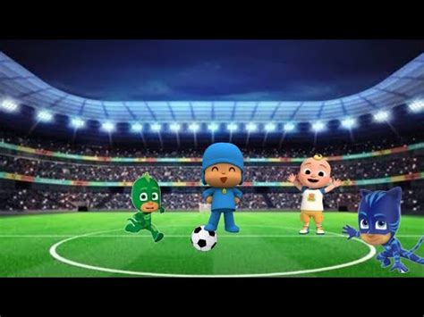 The Boo Boo Song Futebol Cocomelon Pocoyo E Pj Mask Youtube