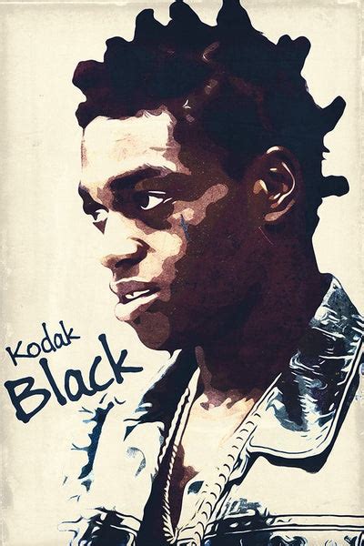 Kodak Black Fan Art Poster – My Hot Posters