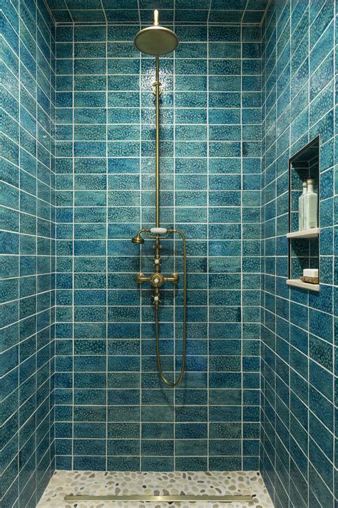 These Creative Bathrooms Prove The Power Of Blue And Green Tile Green