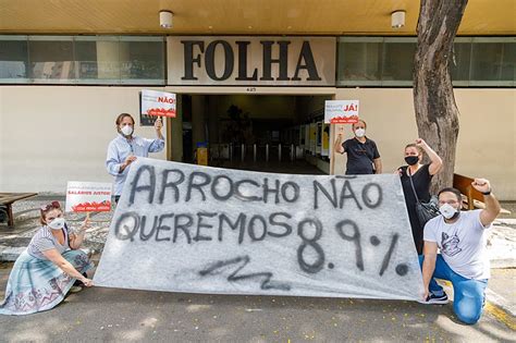 Sindicato Dos Jornalistas Protesta Contra Reajuste Salarial Na Folha De