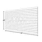 Campfire Ash Slatwall Panel Slatwall Woodgrain Slatwall Inch On