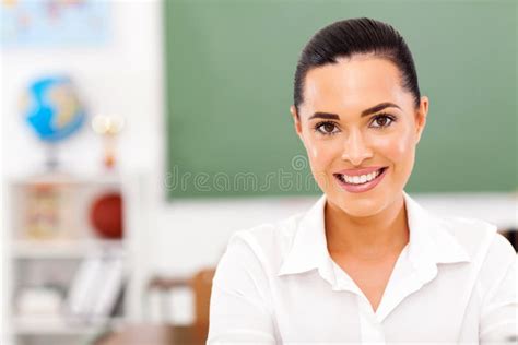 Female school teacher stock photo. Image of female, board - 9707714