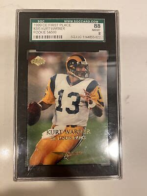 1999 Collectors Edge First Place 201 Kurt Warner 54 500 SGC 88 EBay