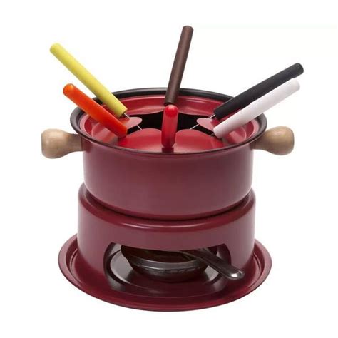 Conjunto Pe As De Fondue Inox Para Queijo Ou Chocolate Casambiente