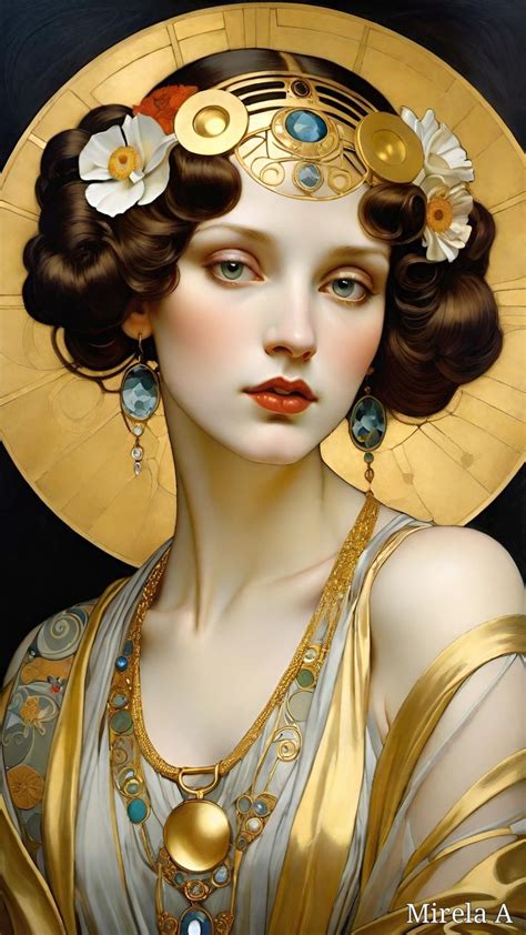 Pin By Mustard Seed On Mixed Media In 2024 Art Deco Artwork Beauty