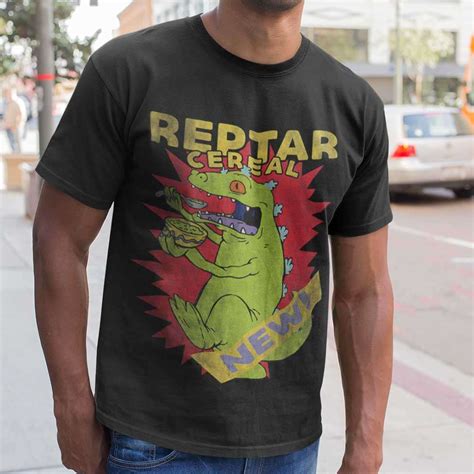 Reptar Cereal New T-Shirt Rugrats