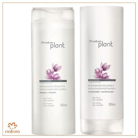 Kit Natura Plant shampoo condicionador Revitalização pós Química