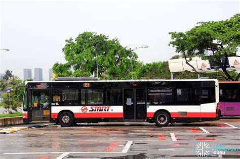 SMRT Mercedes Benz Citaro SMB136C Service 853 Side View Land