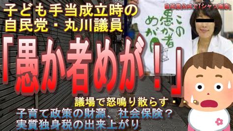 丸川議員「愚か者めが！くだらん選択！」←当時の自民党の子ども手当に対する公式見解がヒドい。今何やってんの岸田首相、今さら反省。財源は社会保険になり実質独身税に【子ども手当所得制限撤廃