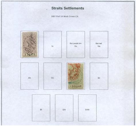 Straits Settlements: Stamps | The Stamp Forum (TSF)