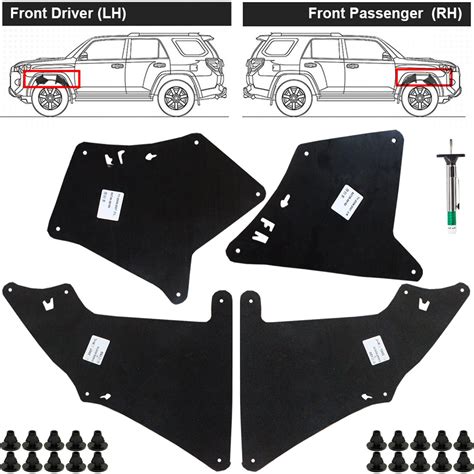 Fender Liners Splash Shield For Lexus GX470 GX460 GX 470 460 2003 2020