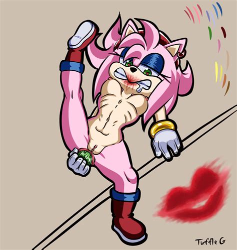 Rule 34 Amy Rose Anal Anal Masturbation Anal Sex Buttplug Eulipotyphlan Female Hedgehog Hi Res