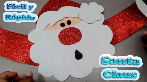 DIY Como hacer un Santa Claus de foamy fácil y rápido