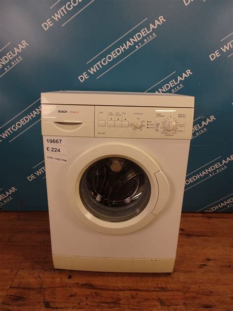 Bosch Maxx Kg Toeren Wasmachine Past Door Camperdeur De