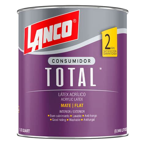 Pintura Latex Total 14gl Lanco Palma Verde