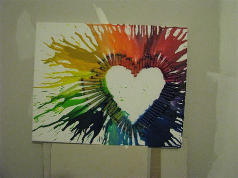 Melted Crayon Heart