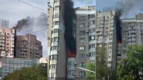 Incendiu puternic într un bloc din Capitală Unica md