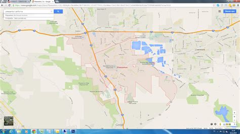 Pleasanton California Map