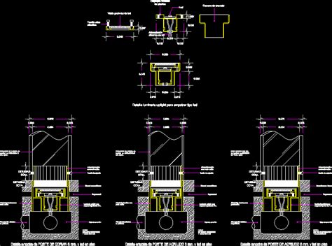 Led Mm Floor Lighting Tube Dwg Block For Autocad Designs Cad