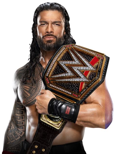 Roman Reigns Custom Wwe Championship Render 16 By Superajstylesnick