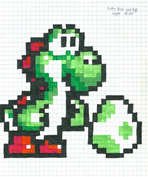 8-Bit Yoshi by 8-bit-pirate on DeviantArt | Pixel art characters, Pixel ...