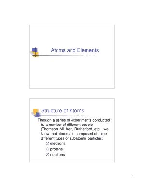 Fillable Online Structure Of Atoms Fax Email Print Pdffiller