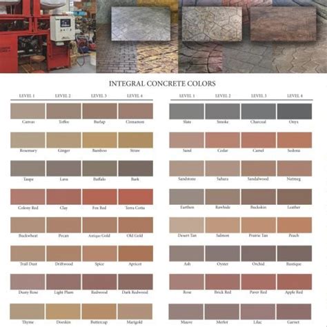 Concrete Color Hardener Powder Brickform Colors Contractor Pricing