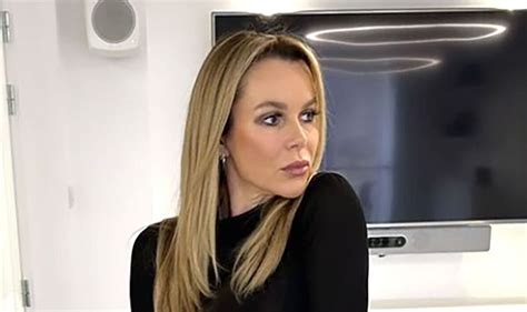 Amanda Holden puts on risqué display as she wears sheer black outfit to