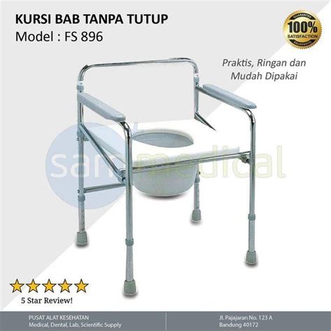 Jual KEREN Commode Chair Kursi BAB Pispot Kotak Tanpa Tutup GEA FS 896