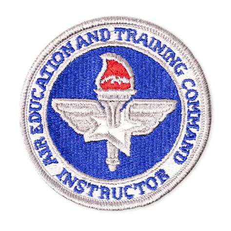 Air Education And Training Command Instructor Patch Color Stars N