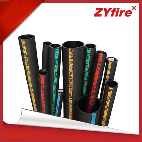 Steel Wire Reinforced Flexible Oil Suction Industrial Rubber Hose