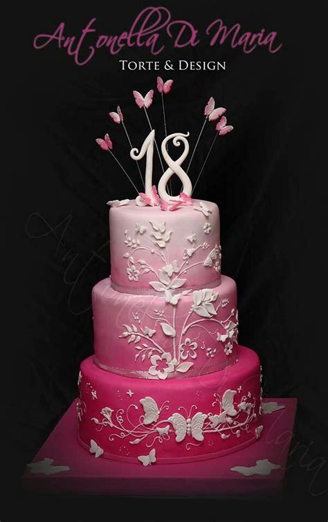 Pink Cake 18th Birthday Cake Debut Cake Cake Design